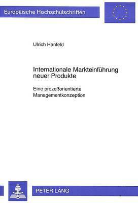 bokomslag Internationale Markteinfuehrung Neuer Produkte