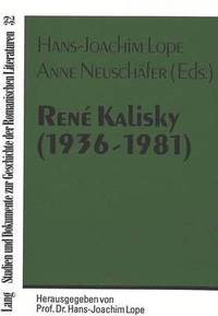 bokomslag Ren Kalisky (1936-1981)