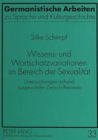 bokomslag Wissens- Und Wortschatzvariationen Im Bereich Der Sexualitaet