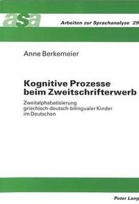 bokomslag Kognitive Prozesse Beim Zweitschrifterwerb