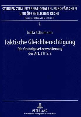 Faktische Gleichberechtigung 1