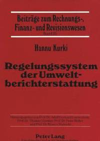 bokomslag Regelungssystem Der Umweltberichterstattung