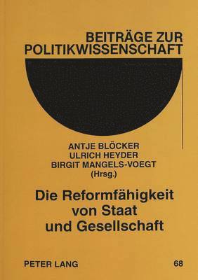 bokomslag Die Reformfaehigkeit Von Staat Und Gesellschaft