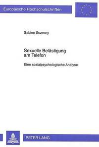 bokomslag Sexuelle Belaestigung Am Telefon