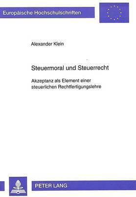 Steuermoral Und Steuerrecht 1