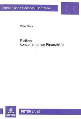 bokomslag Risiken Konzerninterner Finanzhilfe