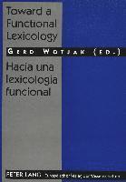 bokomslag Toward a Functional Lexicology