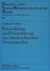 bokomslag Entwicklung Und Perspektiven Des Oesterreichischen Devisenrechts