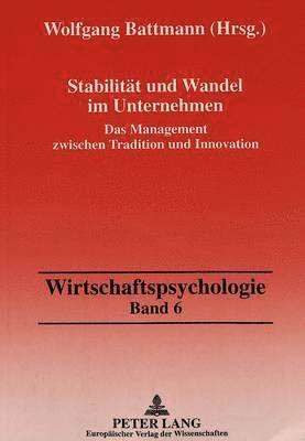 bokomslag Stabilitaet Und Wandel Im Unternehmen