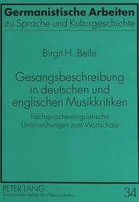 bokomslag Gesangsbeschreibung in Deutschen Und Englischen Musikkritiken