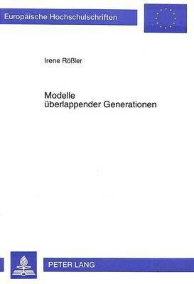 bokomslag Modelle Ueberlappender Generationen