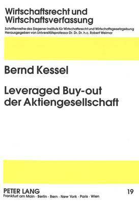 bokomslag Leveraged Buy-Out Der Aktiengesellschaft