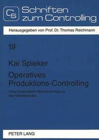 bokomslag Operatives Produktions-Controlling