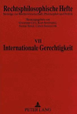 bokomslag Internationale Gerechtigkeit