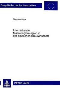 bokomslag Internationale Marketingstrategien in Der Deutschen Brauwirtschaft