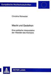 bokomslag Macht und Gedeihen