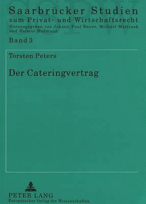 bokomslag Der Cateringvertrag