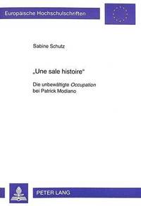 bokomslag «Une sale histoire»