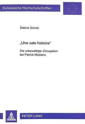 bokomslag Une sale histoire