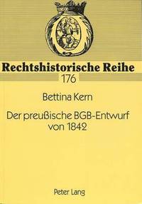 bokomslag Der Preuische Bgb-Entwurf Von 1842