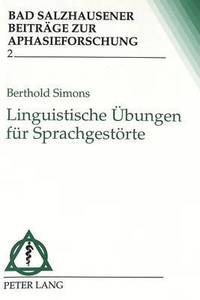 bokomslag Linguistische Uebungen Fuer Sprachgestoerte