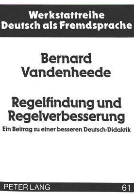 bokomslag Regelfindung Und Regelverbesserung