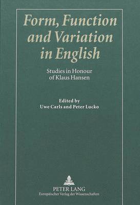 Form, Function and Variation in English