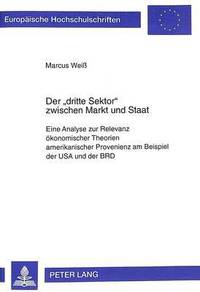 bokomslag Der «Dritte Sektor» Zwischen Markt Und Staat