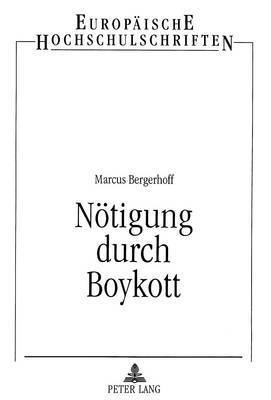 Noetigung Durch Boykott 1