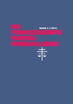 bokomslag de Processibus Matrimonialibus