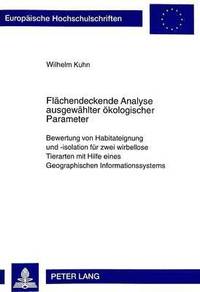 bokomslag Flaechendeckende Analyse Ausgewaehlter Oekologischer Parameter