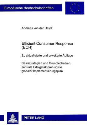 Efficient Consumer Response (Ecr) 1