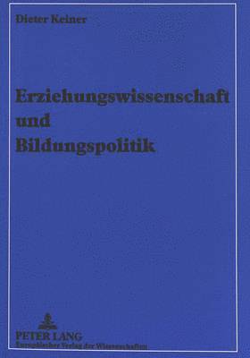 Erziehungswissenschaft Und Bildungspolitik 1