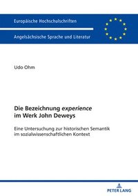 bokomslag Die Bezeichnung Experience Im Werk John Deweys