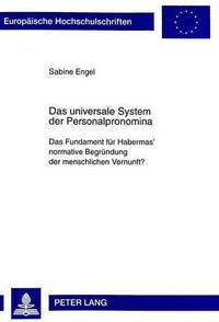 bokomslag Das Universale System Der Personalpronomina