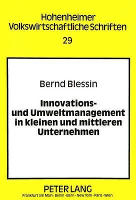 bokomslag Innovations- Und Umweltmanagement in Kleinen Und Mittleren Unternehmen