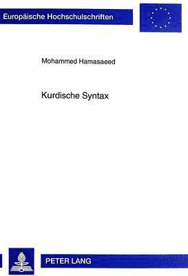 bokomslag Kurdische Syntax