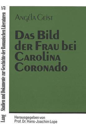 bokomslag Das Bild Der Frau Bei Carolina Coronado