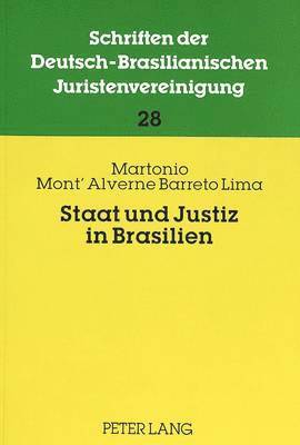 bokomslag Staat Und Justiz in Brasilien