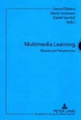 Sanne Dijkstra, David H. Jonassen, Detlef Sembill, David Jonassen - Multimedia Learning, Häftad