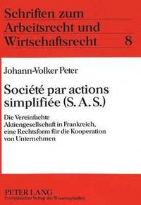 bokomslag Socit Par Actions Simplifie (S.A.S.)