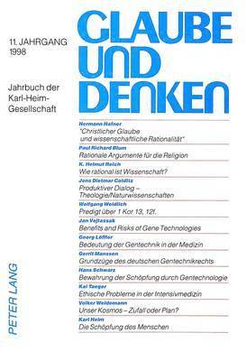 Hans Schwarz - Glaube Und Denken, Häftad