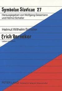 bokomslag Erich Berneker