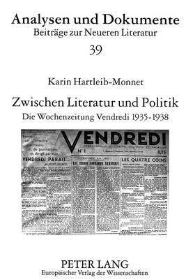 Zwischen Literatur Und Politik 1