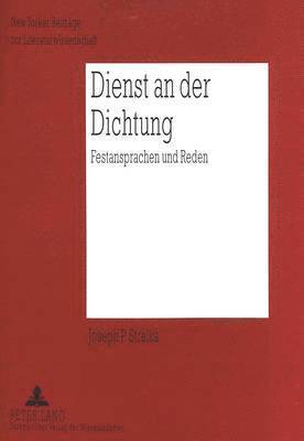 Dienst an Der Dichtung