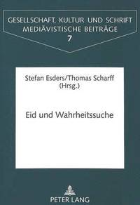 bokomslag Eid Und Wahrheitssuche