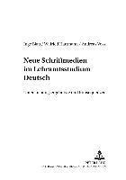 bokomslag Neue Schriftmedien Im Lehramtsstudium Deutsch