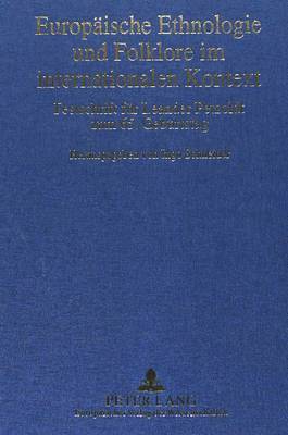 Europaeische Ethnologie Und Folklore Im Internationalen Kontext 1