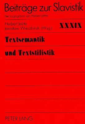 Textsemantik und Textsilistik 1