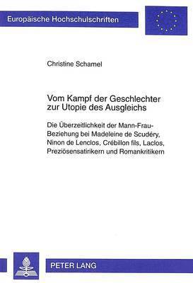 bokomslag Vom Kampf Der Geschlechter Zur Utopie Des Ausgleichs